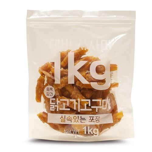 펫도매,[Tabby]테비사사미 실속포장(1kg/닭고기와고구마)