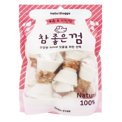 펫도매,[참좋은껌] 우유 치킨껌-6P
