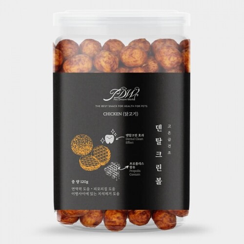 펫도매,[덴탈크린볼] 치킨 120g