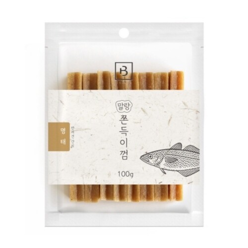 펫도매,브리더랩 말랑 쫀득이껌 명태 100g