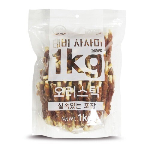 펫도매,[Tabby]테비사사미 실속포장(1kg/오리스틱)