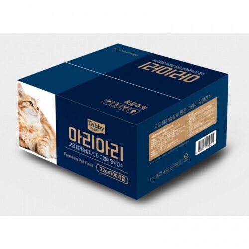 펫도매,테비 아리아리 닭가슴살 22g 100개입