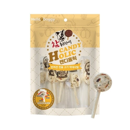 펫도매,[참좋은간식] 캔디홀릭 오리&대구&야채 10p