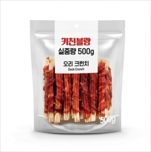 펫도매,키친블랑) 오리크런치 500g