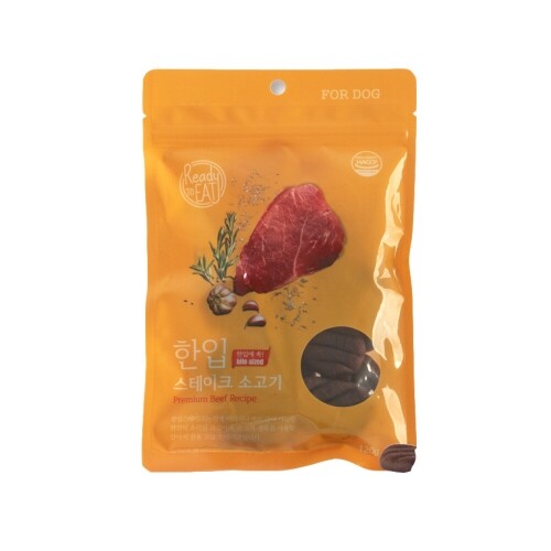 펫도매,우프니 한입스테이크 소고기 120g