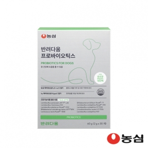 10+1증정행사![농심 반려다움] 유산균영양제 프로바이오틱스(60g/2gx30포)