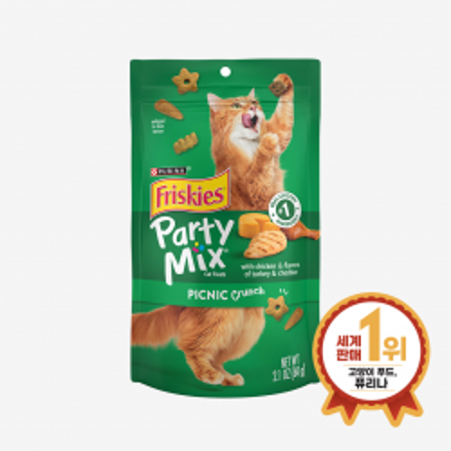펫도매,퓨리나 프리스키 파티믹스 피크닉 60g