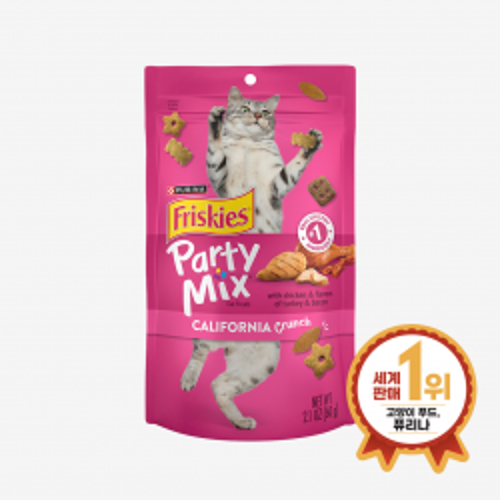 펫도매,퓨리나 프리스키 파티믹스 캘리포니아 60g
