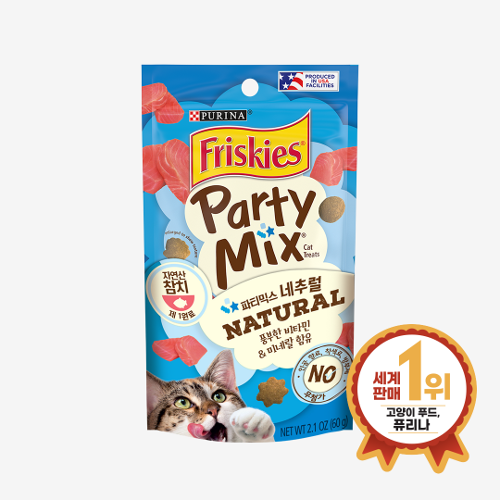펫도매,퓨리나 프리스키 파티믹스 내추럴 참치 60g