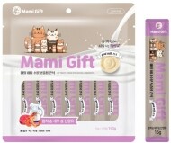 마미기프트 캣 고양이 츄르 15gx10p 참치새우&산양유
