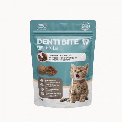 펫도매,누터스가든 덴티바이트 70g 고양이 이빨과자
