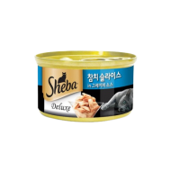 쉬바 디럭스 참치 슬라이스와 그레이비소스 85g