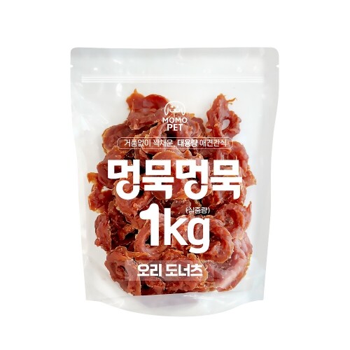 펫도매,【매장】멍묵멍묵 사사미 대용량 육포(1kg/오리도너츠)