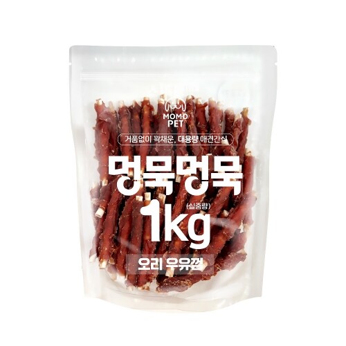 펫도매,【매장】멍묵멍묵 사사미 대용량 육포(1kg/오리우유껌)