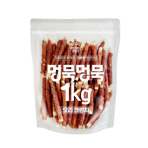 펫도매,【매장】멍묵멍묵 사사미 대용량 육포(1kg/오리크런치)