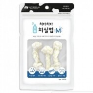 네츄럴랩 치카치카 우유 치실껌 M