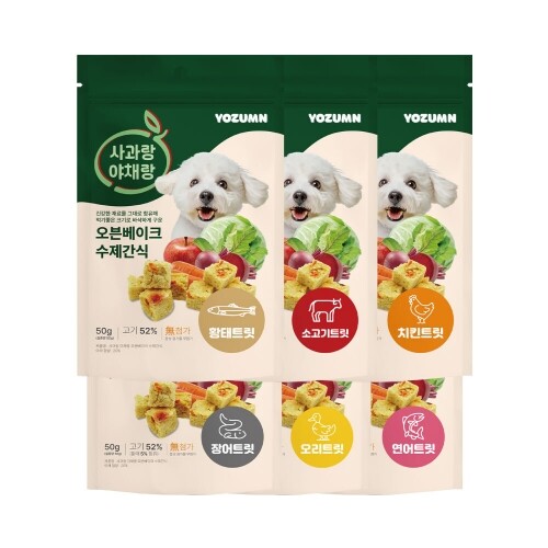 펫도매,요즘엔-사과랑야채랑 오리트릿 50g