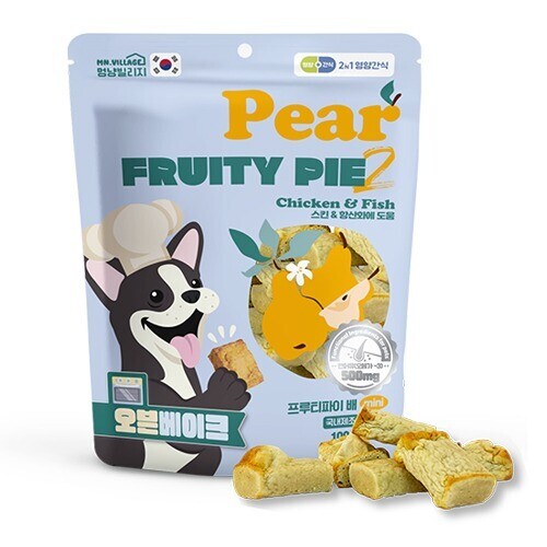 펫도매,[5+1행사] 멍냥빌리지 프루티파이(배)100g