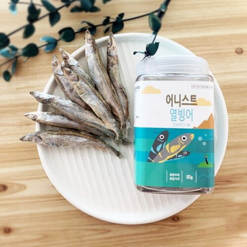 펫도매,어니스트 동결건조 열빙어 80g