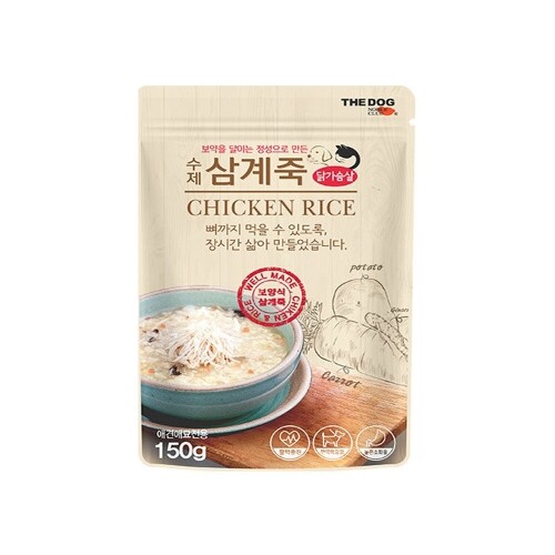 펫도매,더독 수제 삼계죽 150g