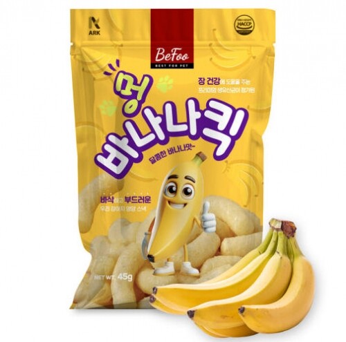 펫도매,베푸 멍 바나나킥 45g