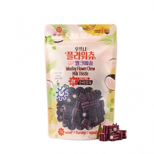 펫도매,우프니 플라워츄 밀크씨슬 150g