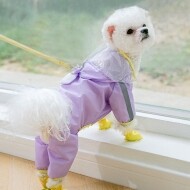 【매장】철벽 올인원 우비 강아지 레인코트 장마 산책