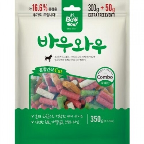 펫도매,바우와우) 혼합Cut-350g