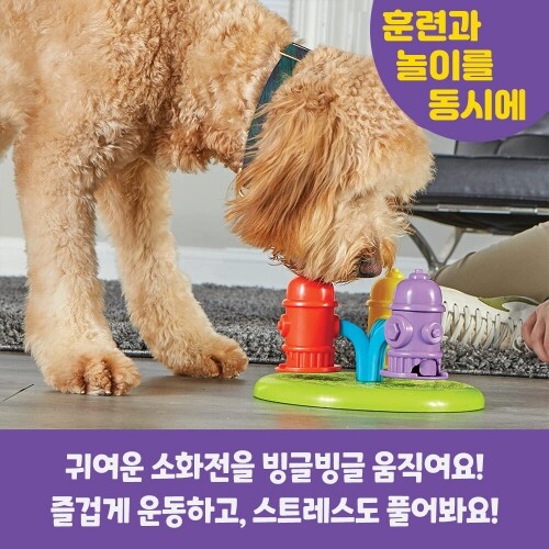 펫도매,[브라이트킨즈] LER9367 노즈워크 장난감 스피닝 퍼즐