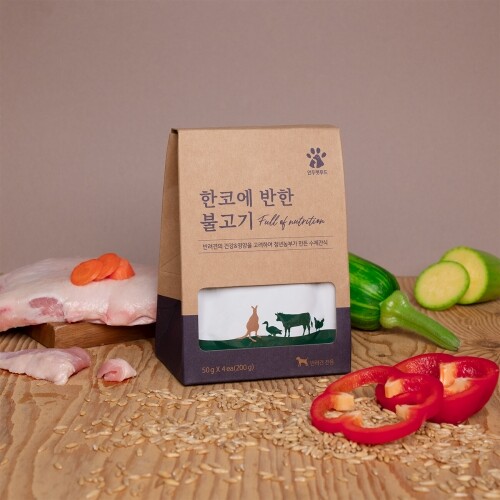 펫도매,한코에반한 캥거루불고기 50g 4개입