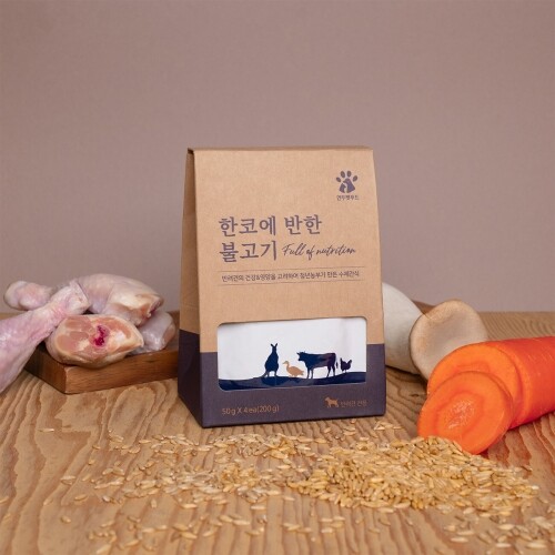 펫도매,한코에반한 오리불고기 50g 4개입
