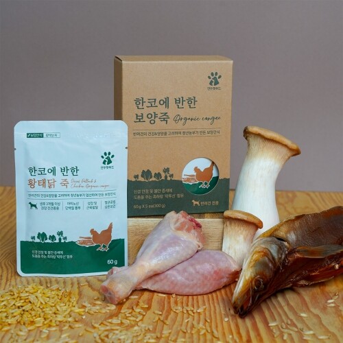 펫도매,한코에반한 황태닭죽 보양죽 (60g 5개입)