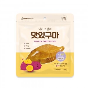 맛있구마 200g  고구마100%  (넙적) 1개