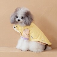 펫츠랜드 아루패딩조끼 크림옐로우 S-2XL
