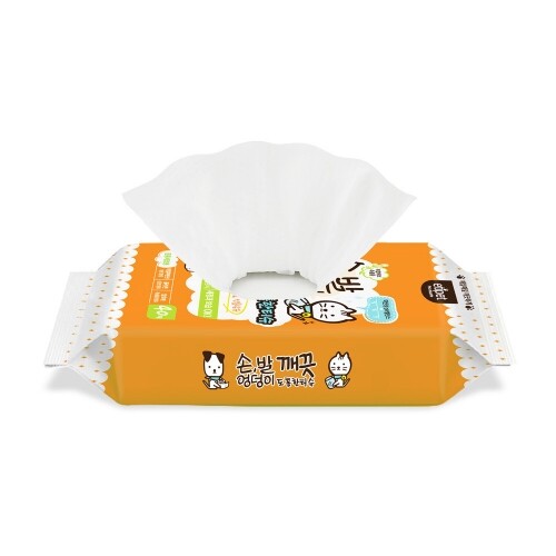 펫도매,에티펫 손발엉덩이깨끗도톰한티슈 40매