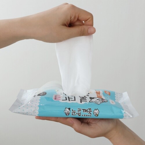 펫도매,에티펫 눈귀입깨끗도톰한티슈 40매