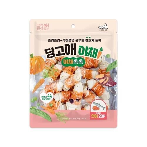 펫도매,딩고애야채 야채쏙쏙 마블링 본 S 20P / 240g 4종