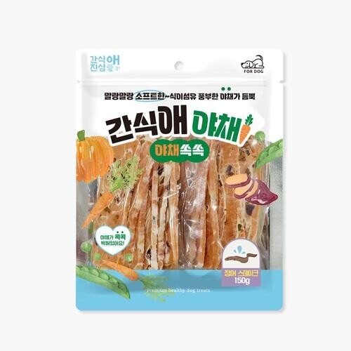 펫도매,간식애야채 야채쏙쏙 소프트 장어 150g