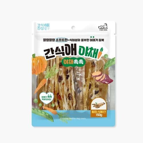 펫도매,간식애야채 야채쏙쏙 소프트 황태 150g