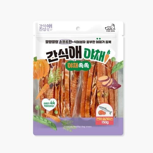 펫도매,간식애야채 야채쏙쏙 소프트 연어 150g