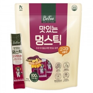 아크 베푸 멍스틱 고구마&황태 30p 강아지 츄르 / 서비스 간식 추천