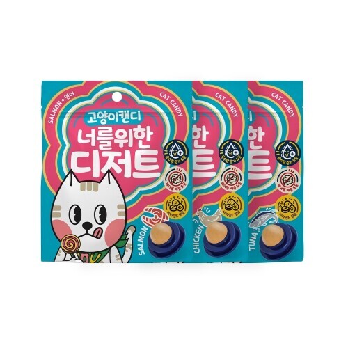 펫도매,너를위한디저트 애묘캔디 고양이 캔디 참치 3.5g