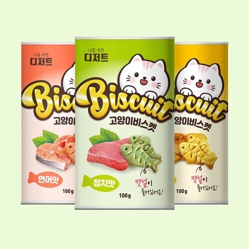 펫도매,너를위한디저트 고양이 비스켓 치킨 100g