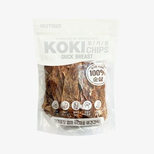 펫도매,뉴트리오 고단백 오리가슴살 꼬기칩 500g  (오프라인전용)_