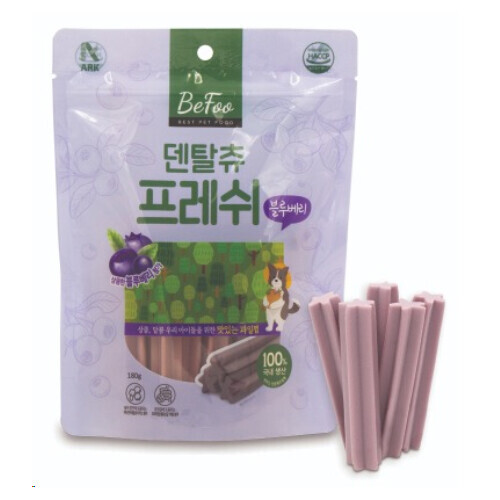 펫도매,【매장】 베푸 덴탈츄프레쉬180g (블루베리)