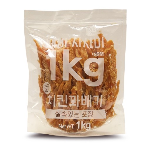 펫도매,[Tabby]테비사사미 실속포장(1kg/치킨꽈배기)