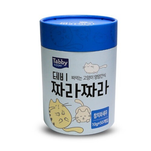 펫도매,테비 짜라짜라(10gX50개)-참치와새우맛