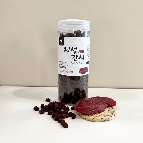 펫도매,[국내산통간식]전설의 간식 소프트져키 소고기1kg