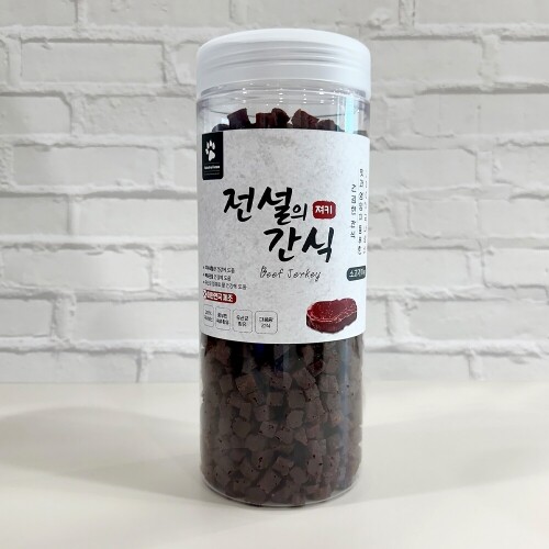 펫도매,[국내산통간식]전설의 간식 소프트져키 소고기1kg