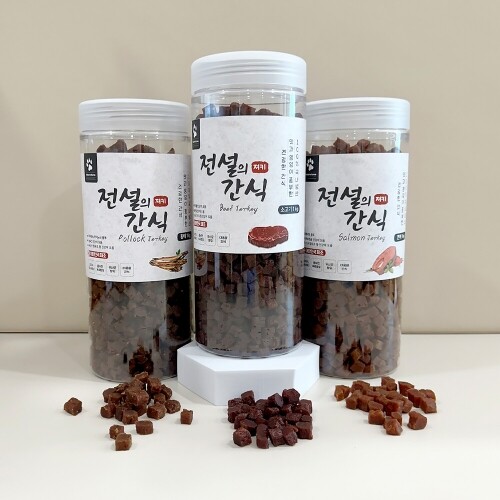 펫도매,[국내산통간식]전설의 간식 소프트져키 소고기1kg